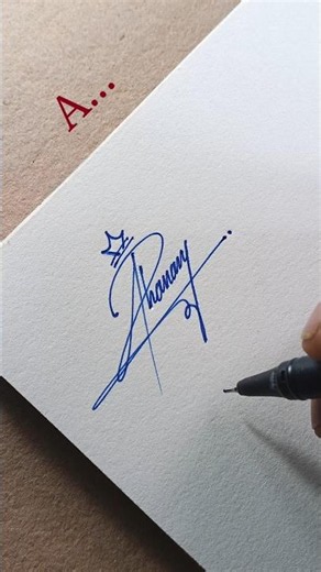 Best A Signature Ideas ✍️ | Easy Modern Handwritten Signature #Shorts