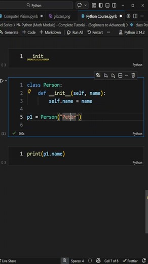 Python Constructor Explained – __init__ #python #artificialintelligence #constructor