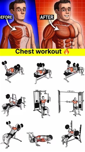 Most Effective Top Workouts 1-SAVE THIS FOR LATER 2-SAVE/SHARE To Add To Your Routine & Turn On Post Notification ©️ Rest From 60-90 Seconds Between Each Set. Beginners 3set Intermediate 4set 3-All Exercises 10-12Reps • Choose 4-5 Exercises in The Lust To Incorporate in Your Workout Routine. #anwaarfitness #Bodybuilding#chestworkout #GymMotivation #creatorsearchinsights