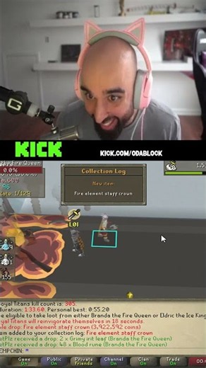 Odablock Final Drop at Royal Titans on HCIM 🙈😍