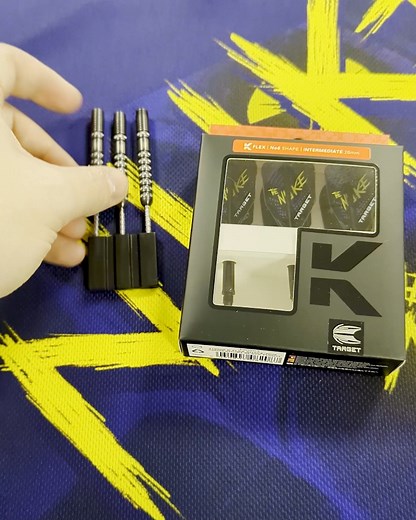Luke Littler: Exact Set-up ☢️ 23g G1 Barrels, Intermediate No.6 K-Flex and 42mm SLK Points. You can now build this full set-up yourself 😍 #TeamTarget | Target Darts