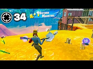 34 Kill Solo Squads Win Full Gameplay (Fortnite OG) Logitech G203 + Anne Pro 2