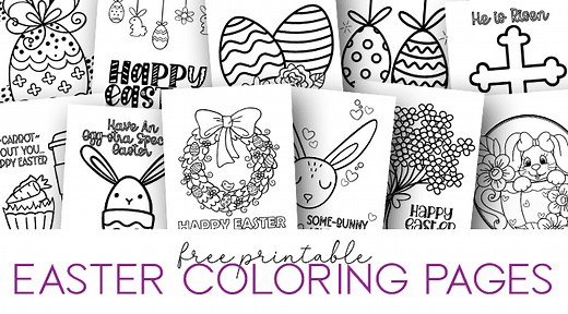 43 Free Easter Coloring Printable Pages | Simply Love Printables
