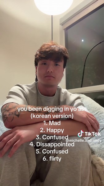 Michelle & Andy (@michelle.and.andy)’s video of andy speaking korean
