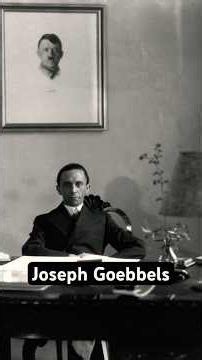Joseph Goebbels: The Architect of Lies #history #history #ww2 #wwii #worldwar2