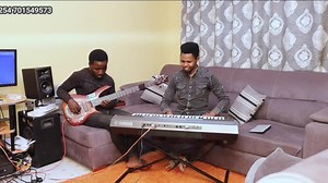 Showcasing Musical Talent: Bass Guitar and Keyboard Duo