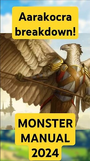 Every Monster in the New 2024 Monster Manual—Starting with Aarakocra!