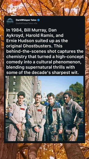 The Original Ghostbusters on Set (1984)