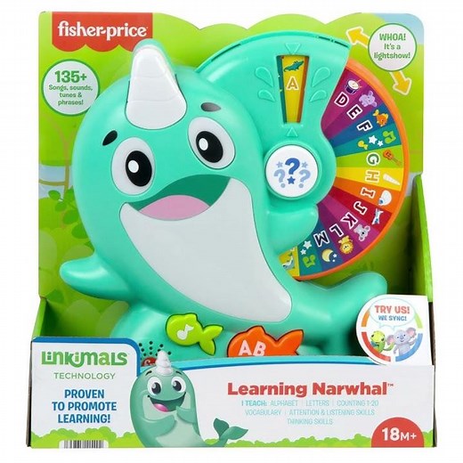 Fisher Price Linkimals Learning Narwhal