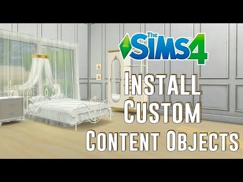 The Sims 4 How To Install Custom Content - Objects