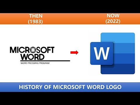 History of Microsoft Office Word (1983-2022) | Windows Icon Evolution | Factonian