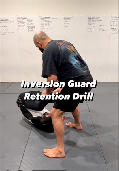 5.2K views · 79 reactions | Inversion Guard Retention Drill. MOVE BETTER. Our partner attempts to cross step past our seated guard. Ideally, if timed properly, we can catch their foot to create back exposure. However, in this scenario they out flank us and begin to threaten getting past our hips. Here is a good time to use an inversion to keep our partner in front of us. Try it out and let me know what you think. #jiujitsuflo #jiujitsu #bjj #brazilianjiujitsu | Jiu Jitsu FLO | Facebook