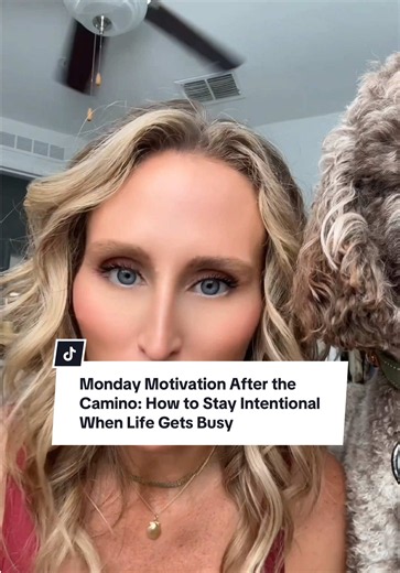 Apparently I was VERY intentional with my time when all I had to worry about was walking across Spain. 😂 Now I’m home and somehow the laundry, dishes, dog, family, appointments, emails, and 47 other things all need me at the exact same time. So this is the real challenge: can I keep making time for the things that matter to me when life gets loud again? Because I refuse to believe I could walk and bike across Spain for 30 days but suddenly “don’t have time” for a workout at home. 😂 Send me you