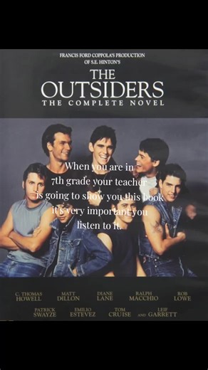 The Importance of The Outsiders in 7th Grade