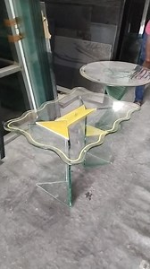 Glass table #glass #workfromhome #toughenedglass | Aluminium Craft