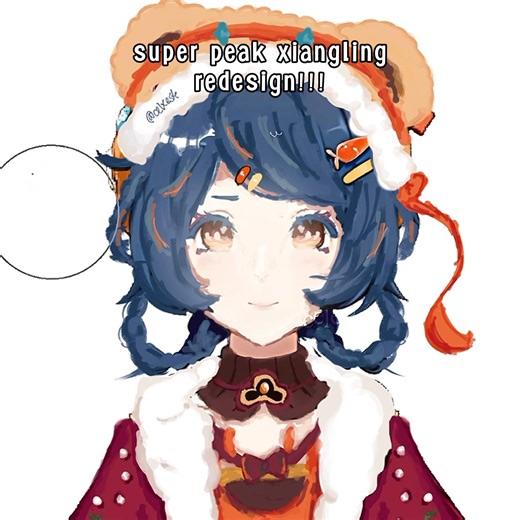 another redesign gulp #foryou #genshinimpact #xiangling #redesign #viralvideo
