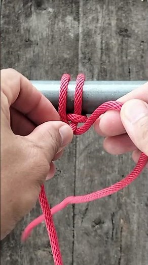 วิธีผูกเงื่อนกระตุกแบบง่ายๆ / How to Tie a Simple Snap Knot #knot #เงื่อน