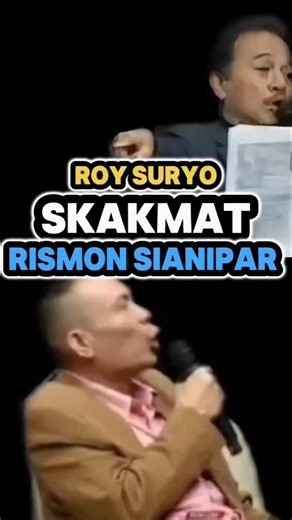 DIBIKIN MALU ⁉️RISMON SIANIPAR / TERMUL GAK BERKUTIK DIDEPAN ROY SURYO🤭#roysuryo #rismonsianipar
