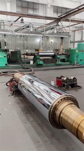 Why do calender roll require hot grinding? #grinding #heatingroll #precision #engineering #factory