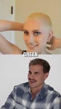 Shaved hair + green dye = perfection 😍