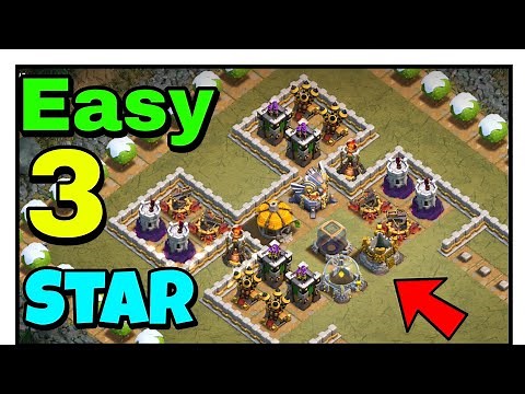 How To 3 Star Bowling Alley in Clash of clans | bowling alley coc