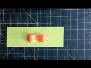 DIY Paper Bow using 123 Punch Board