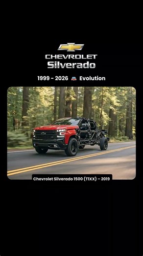 Evolution of Chevrolet Silverado (1999-2026) 🇺🇸