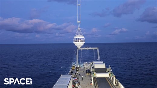 Space Perspective's 'Spaceship Neptune' Balloon Lifts Off - Unmanned Test Flight - video Dailymotion