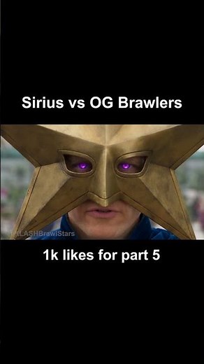 Sirius vs OG Brawlers Live Action 🔥 #brawlstars #animation #viral