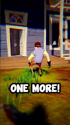 Hitting a GUN CLIP in HELLO NEIGHBOR! #helloneighbor