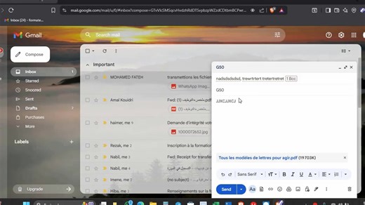 7.6K views · 172 reactions | Formation Gmail Astuce (Bcc, Cc) السلام عليكم ورحمة الله وبركاته | Formateur Nadir | Facebook