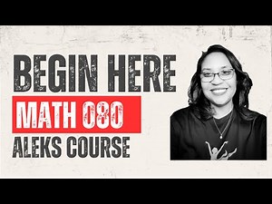 Math 080 - Begin Here