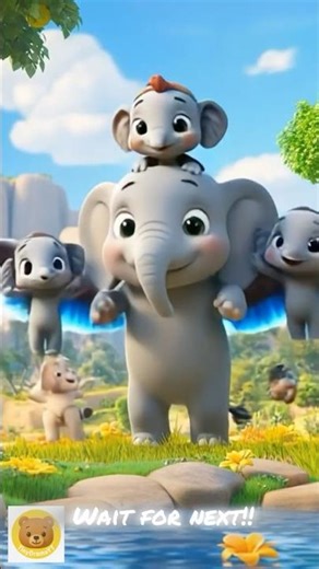 #waitforend Elephant-come fly #shortsfeed #cuteanimals #viralreels #viralvideo