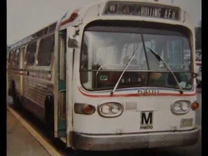 WMATA Metrobus Old School - 1980s Snapshots