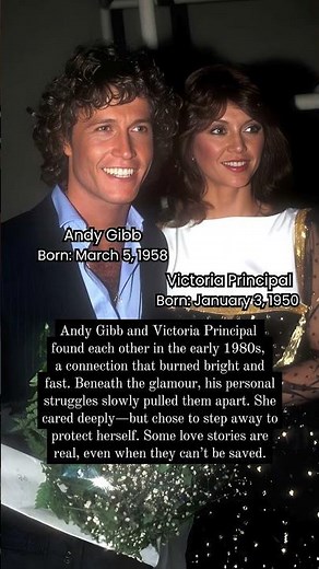 Andy Gibb and Victoria Principal: A Love Story Marked by Passion and Heartbreak