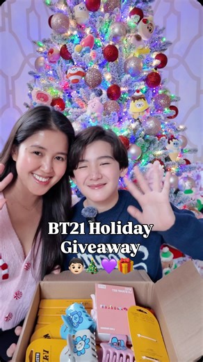 ♥️Head to my IG to join the given away! ♥️ Hello Armys. To celebrate the holiday season, I am giving away some BT21 merch. To join, please follow the rules below. 💜Like and Share this video and tag me. 💜Comment your most favorite BTS Army memories. 💜This is optional but not required. 🤗 If you enjoy my content, feel free to follow me @iammav02 and if you like BTS and fashion contents, you can also follow my mommy @allthingsmaggie2 . 🥰 Giveaway is open worldwide. Giveaway ends December 21st. 