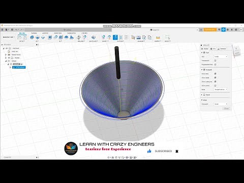 Incremental Sheet Forming: Contour toolpath design for cone geometry using Autodesk Fusion 360