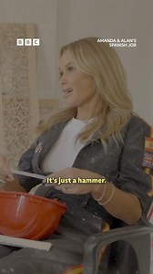 It’s easy when you know ‘em! 😂 #AmandaAndAlan #SpanishJob #Innuendo #DIY Amanda Holden and Alan Carr discuss DIY innuendo whilst on break from their renovation project in Spain. | BBC One