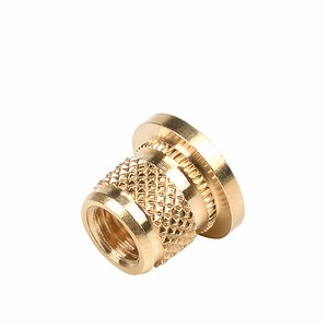 [Hot Item] M3 M4 M5 M6 M8 Standard Heavy Duty Brass Threaded Inserts, Diamond Knurled Threaded Insert Nut for Plastic