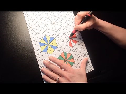 Asmr - Coloring with Markers - Softly Spoken