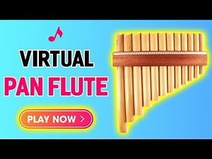 Virtual Pan Flute Youtube - Play easy with computer Keyboard