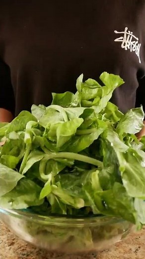 Pea Shoots with Garlic