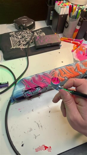 Airbrush Train Tutorial by Dickie