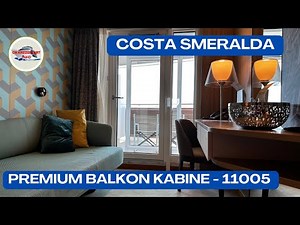 Costa Smeralda - Premium Balkonkabine 11005 - cabina balcone