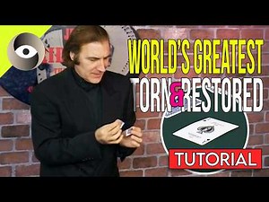 How to do worlds greatest torn and restored card! | Saturday Sorcery Jeff Sheridan tutorial