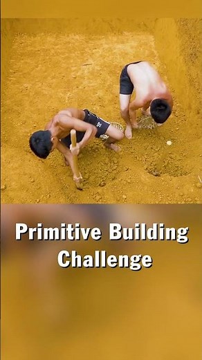 Primitive Build Secret Underground Ancient Monastery