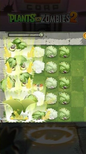 PvZ 2 - Plants Vs Zombies 2 - 24 Plants Level 1 Power up Vs 50 Octopus Zombies #shorts #pvz2 #pvz