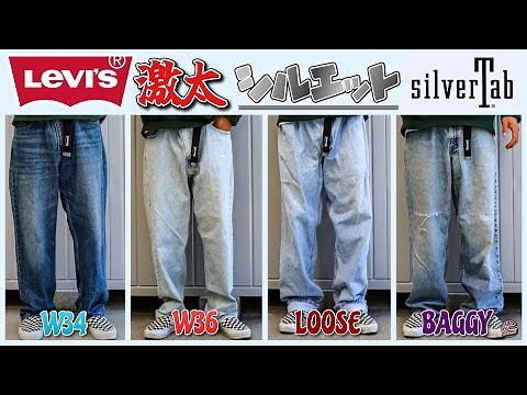 [Comprehensive Comparison] Levi's Silver Tab Baggy Loose Jeans: History, Size, Color, Style, Deta...