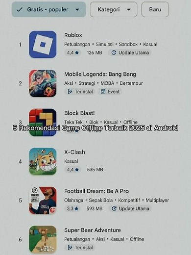 5 Best Offline Games Recommendations for 2025 on Android