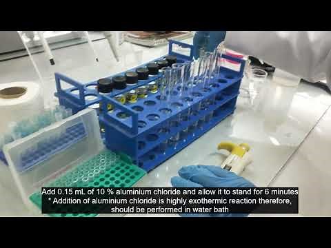 Total flavonoid content